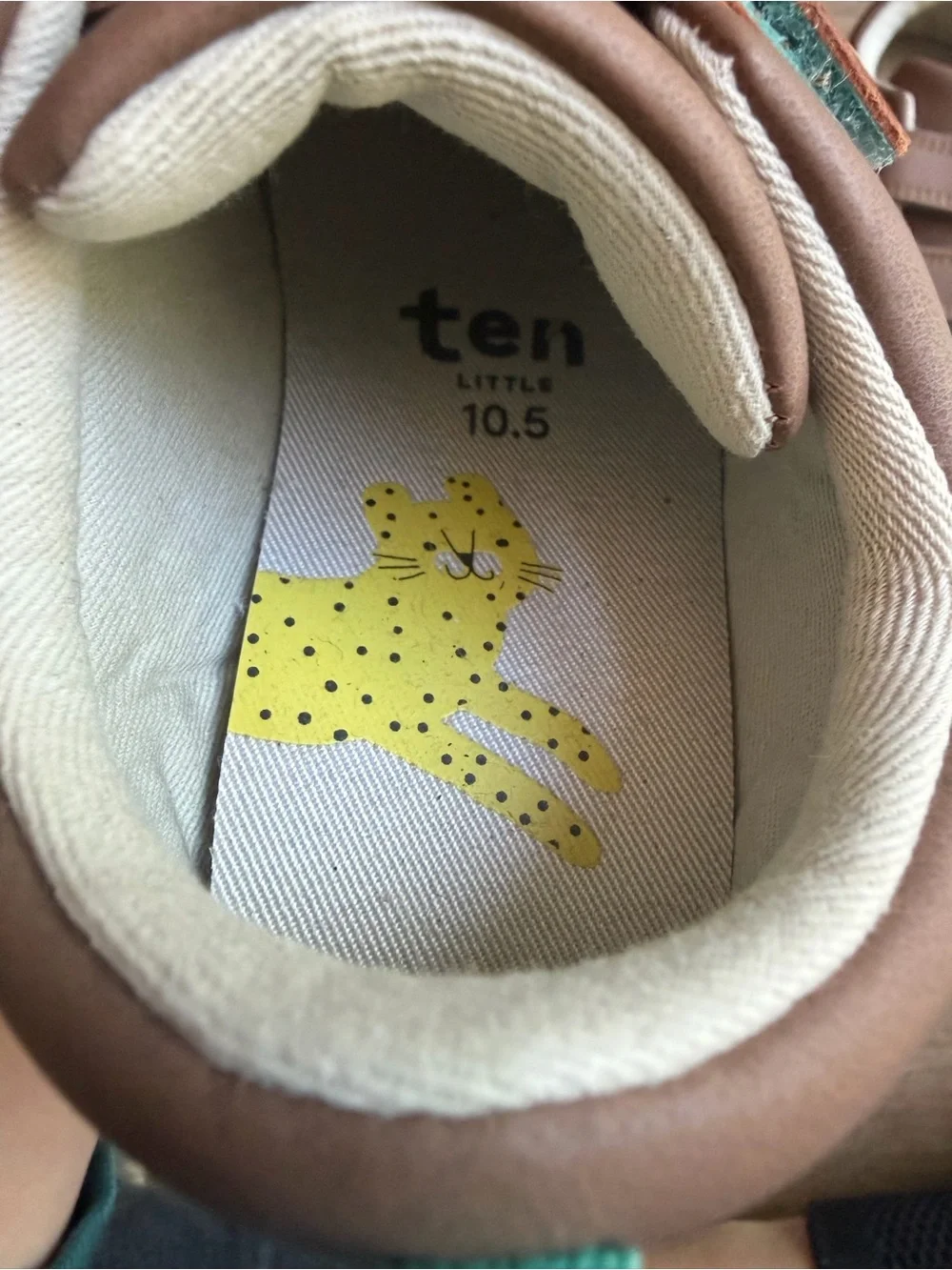 Ten Little Everyday Original Mocha Brown Size 10.5